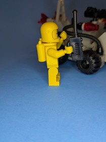 Lego Vintage Space:  Space Dozer Set 6847 Yellow Spaceman From 1985