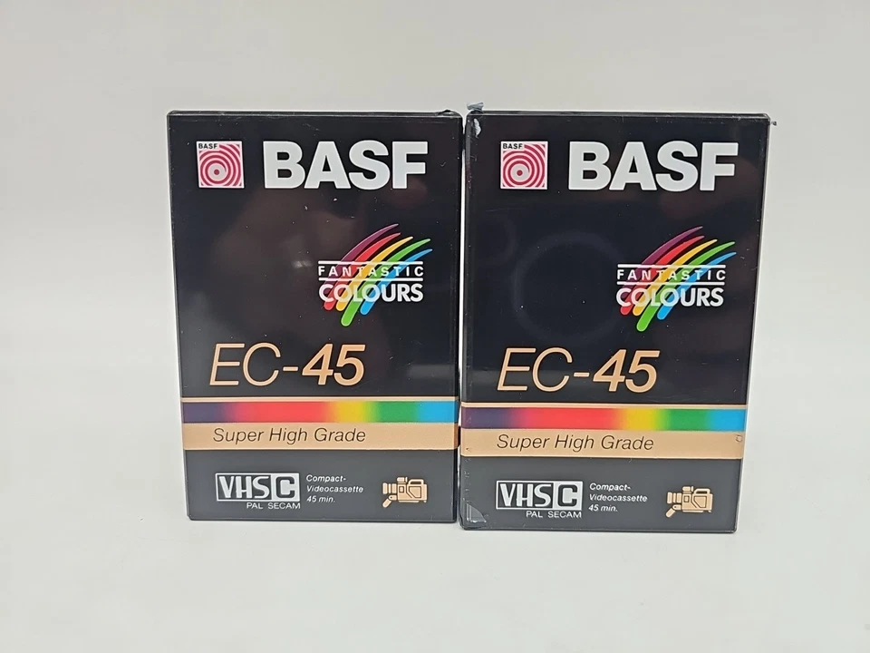 VHS-C 6 Kassetten Konvolut Scotch Basf Fuji Neu Leerkassetten - Bild 2 von 4