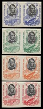 ASDA STAMP SHOW LABELS - 1960 IMPERFORATE, SET OF 8 (4 PAIRS)