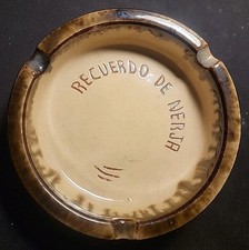 Vintage Ceramic Souvenir Ashtray from Nerja S...