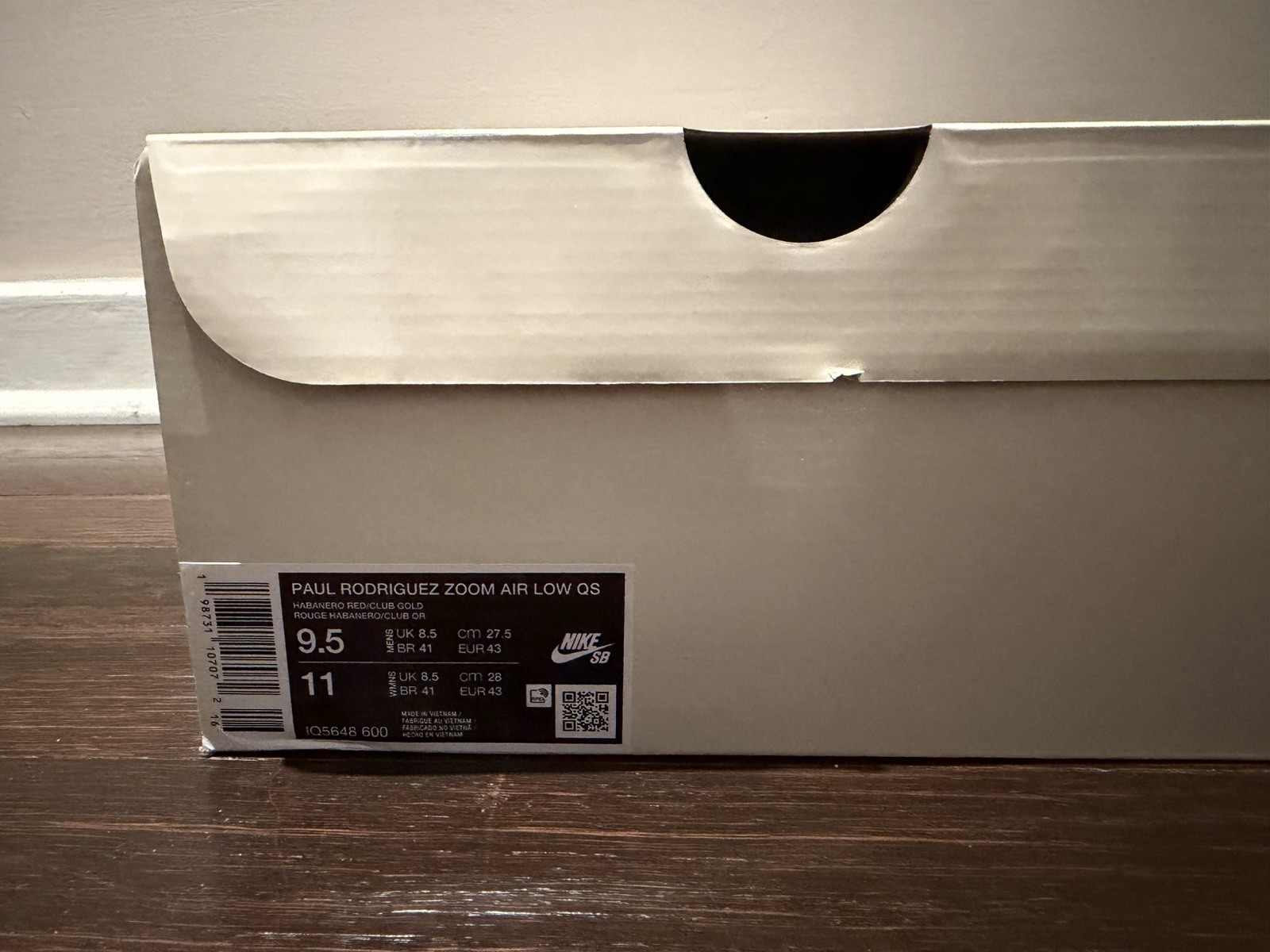 *DS* Size 9.5 - 2026 Paul Rodriguez Nike SB Air Zoom Low ‘NBA All Star West’ RED thumbnail 6