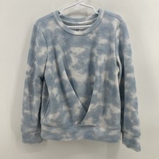 Gap Kids Pullover Sweatshirt Kids Size S 6-7 Multicolor Blue Tie Dye Long Sleeve
