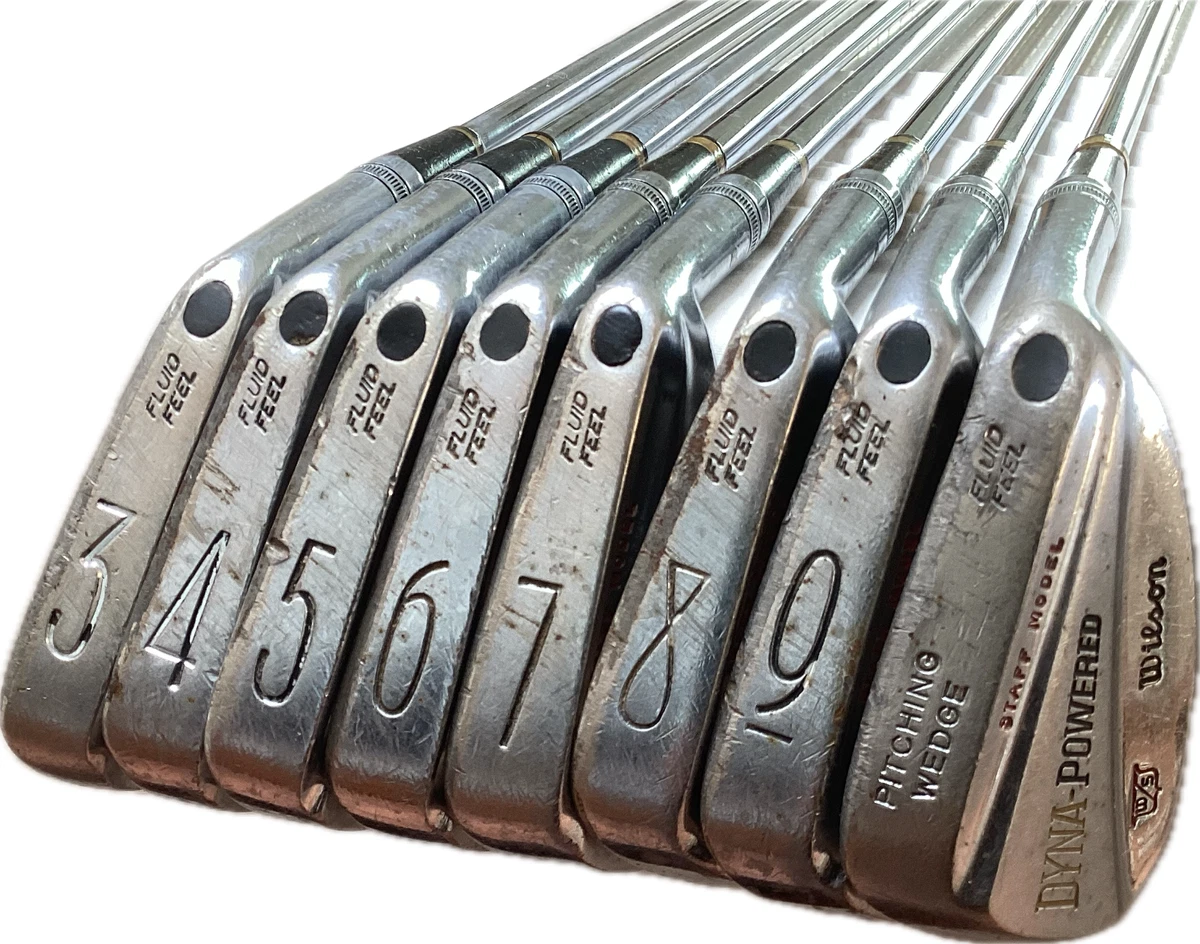 Wilson Staff Dynapower Fluid Feel 9 Iron / RH / Stiff Steel ~35.5