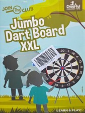 Cheerful Children Toys Jumbo Dart Board XXL 100cm Ages 3+ Opened Unused Box