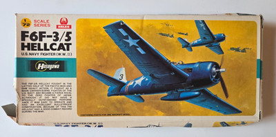 Hasegawa Nr.: C12 / JS-159 , F6F-3/5 Hellcat vintage 1981 -A03-