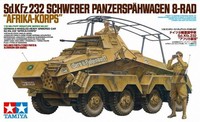 "Tamiya 35297 1:35 German 8-Wheeled Heavy Armored Car Sd.Kfz.232 \"Africa-Corps\""