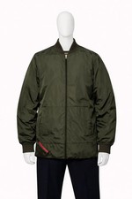 Prada Milano Red Tab Bomber Puffer Jacket