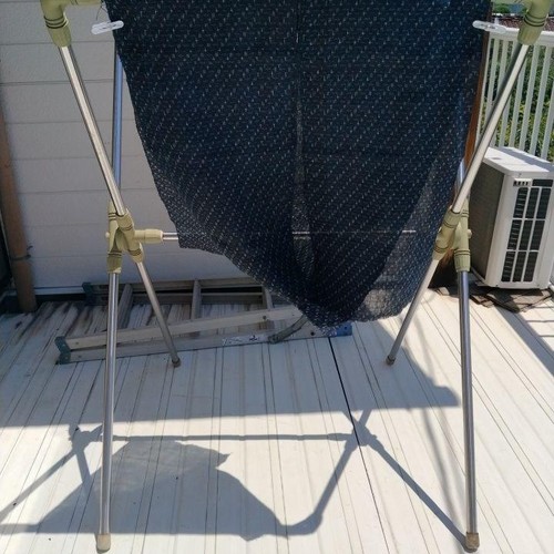 Vintage Japanese Boro Indigo Hemp Kasuri Fabric 33x284cm Aizome Textile