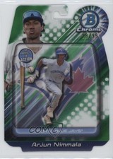 2024 Bowman Draft In Action Green Refractor 28/99 Arjun Nimmala #BIA-20 14md