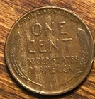 1936 Lincoln Wheat Cent Streaky Double Sided Improper Alloy Error Woody Penny