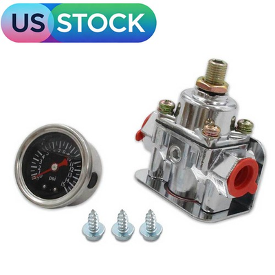 #ad Replacement 12 804 Fuel Pressure Regulator Gauge for Quick Fuel Carburetor $29.99