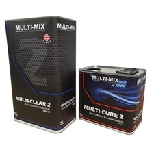 MULTIMIX MULTI CLEAR 2 HS 2K CLEARCOAT KIT 7.5LTR - WITH AIR DRY HARDENER