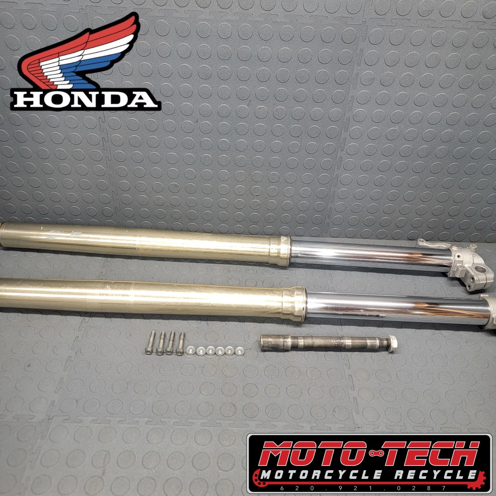 02-07 2002 HONDA CR250R OEM Showa Front Forks 🏁 Suspension Spring CR250 339