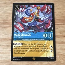 Lorcana Quackerjack Loony Toymaker 147/204 Attack the Vine Legendary Normal