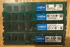 16GB Crucial 4 x 4GB PC3-12800 DDR3L 1600MHz Desktop RAM CT51264BD160B
