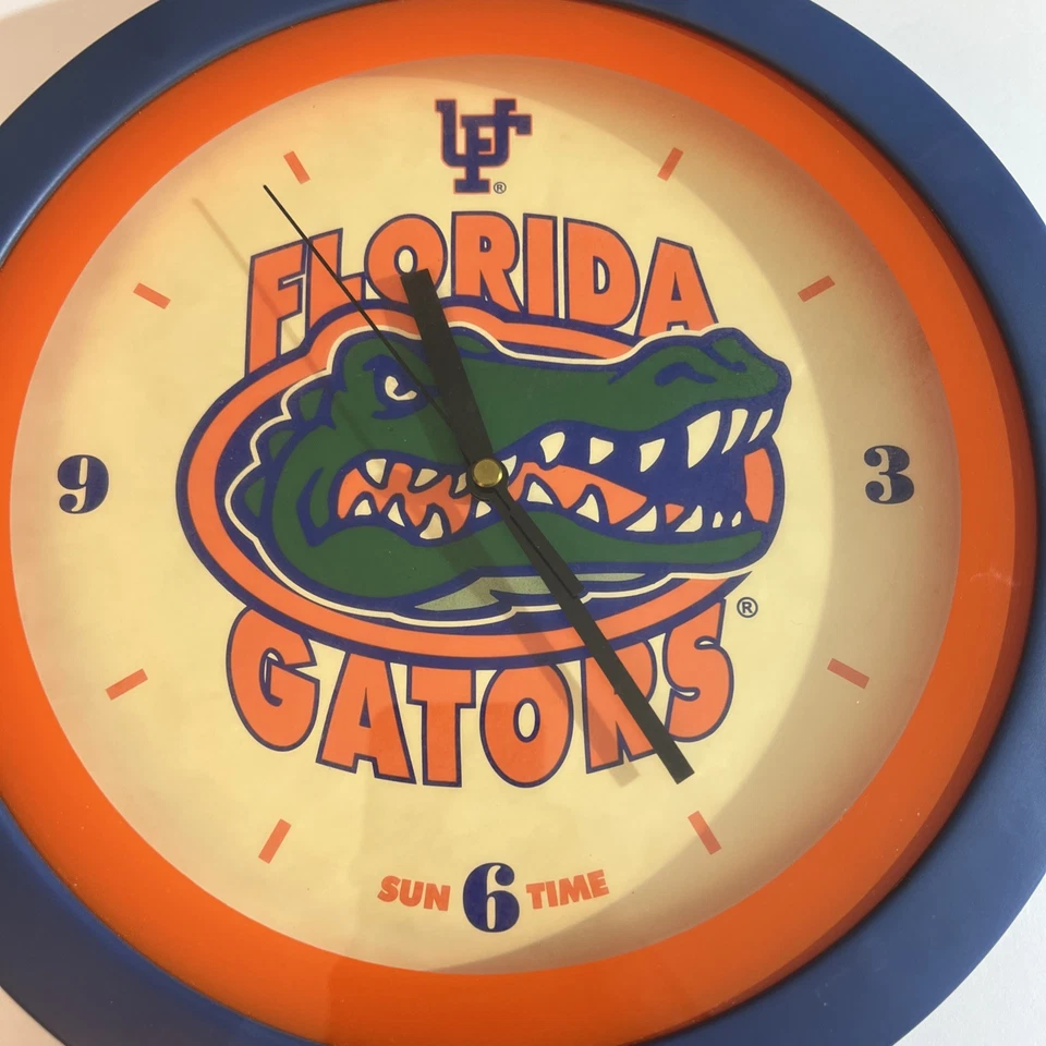 Reloj de pared vintage Suntime University of Florida Gators Foto 3 de 3