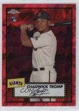 2021 Chrome Platinum Anniversary Red Atomic Refractor /100 Chadwick Tromp 05k6