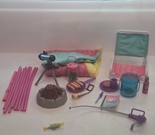 18" Doll Accessories Lot Our Generation Slumber Party Sleepovr  My Life Camping