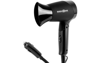 Brunner Monsun Reise Haartrockner, 12V/120W, schwarz
