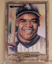 1998 Donruss DIAMOND KINGS #18 Frank Thomas HOF RARE ICONIC ART INSERT /10000