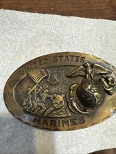 Oval Marine Corps Non Issue Belt buckle