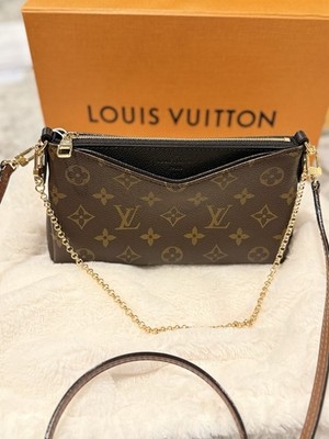 Louis Vuitton Monogram Brown Pallas Clutch