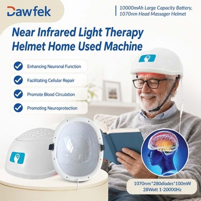 1070nm Near Infrared Light Helmet 280 LED for Cognitive Support & Brain Wellness