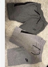 2 Pair Nike Tech Boys sz 7 6/7 Shorts