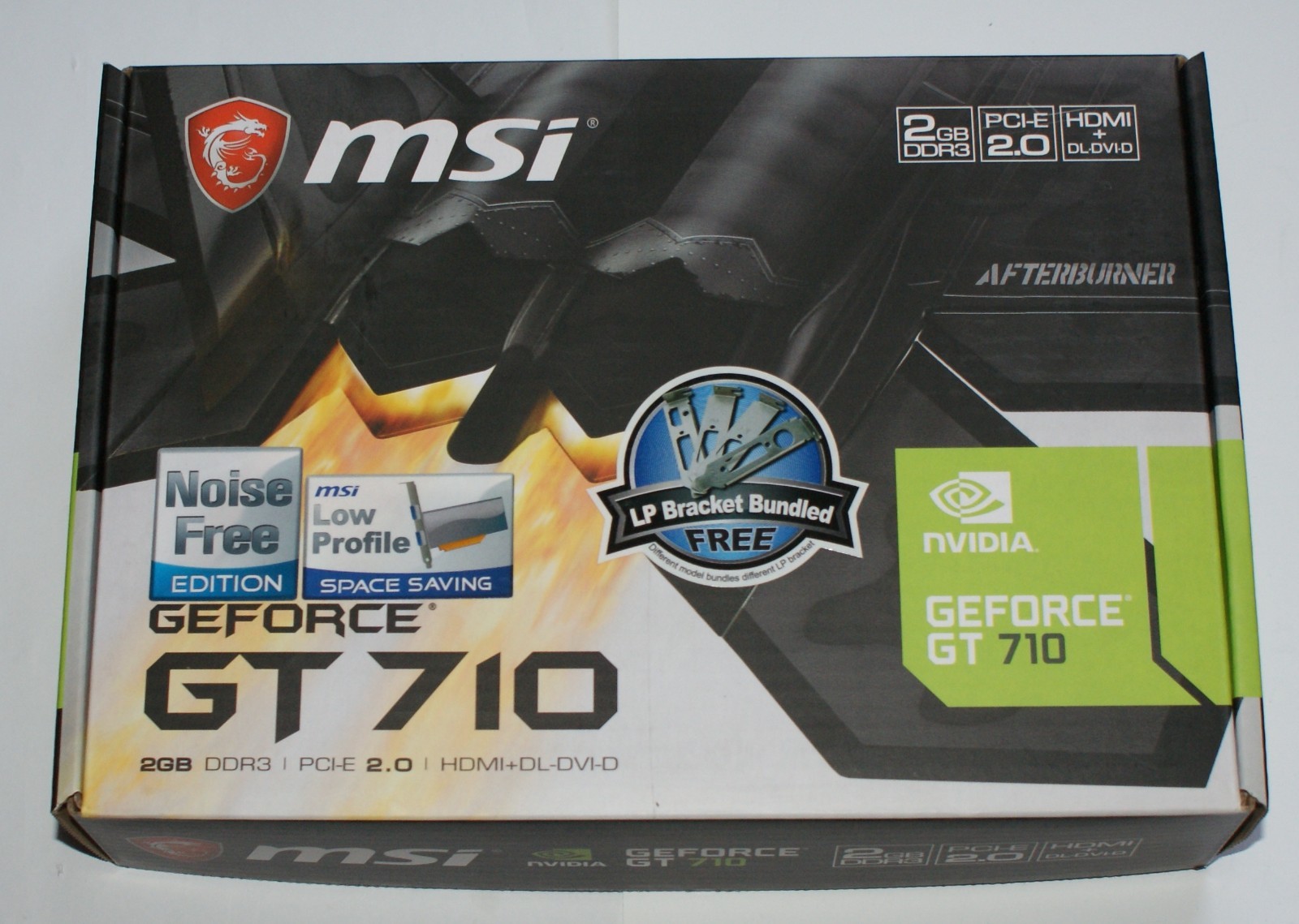 New and Boxed MSI Nvidia GeForce GT710 2GB PCIE VGA/HDMI/DVI Graphics Card