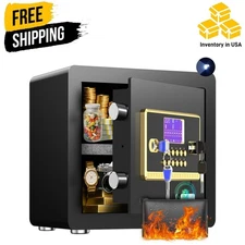 TNTANTS 2.0 Home Safe Box with Digital Panel for Office Heavy Duty Locks