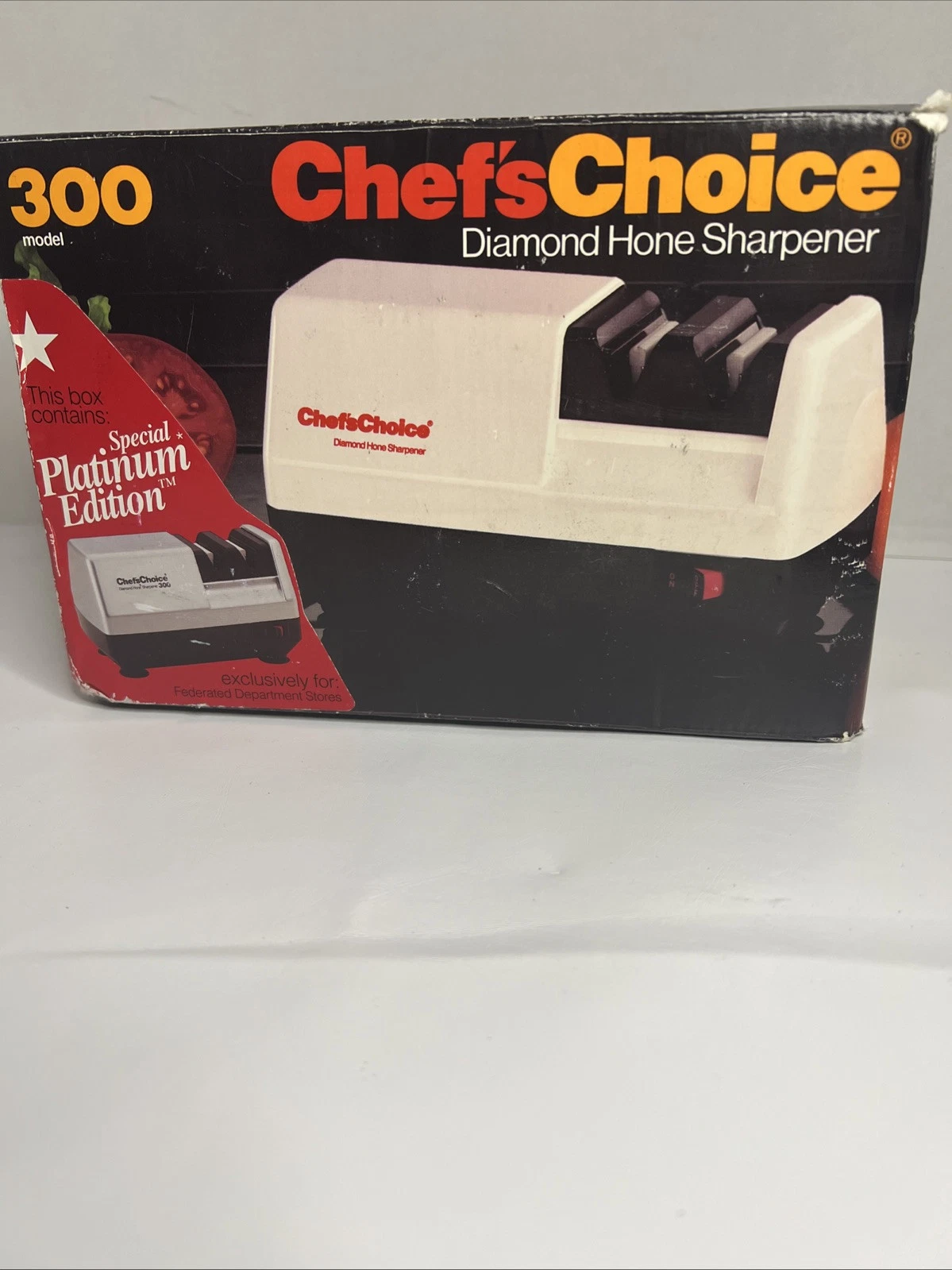Chef's Choice M300 Diamond Hone Electric Knife Sharpener Platinum Edition USA
