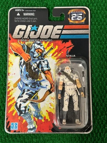 G.I. Joe ARAH 25th Anniversary Collection Ninja Storm Shadow (v22) New On Card