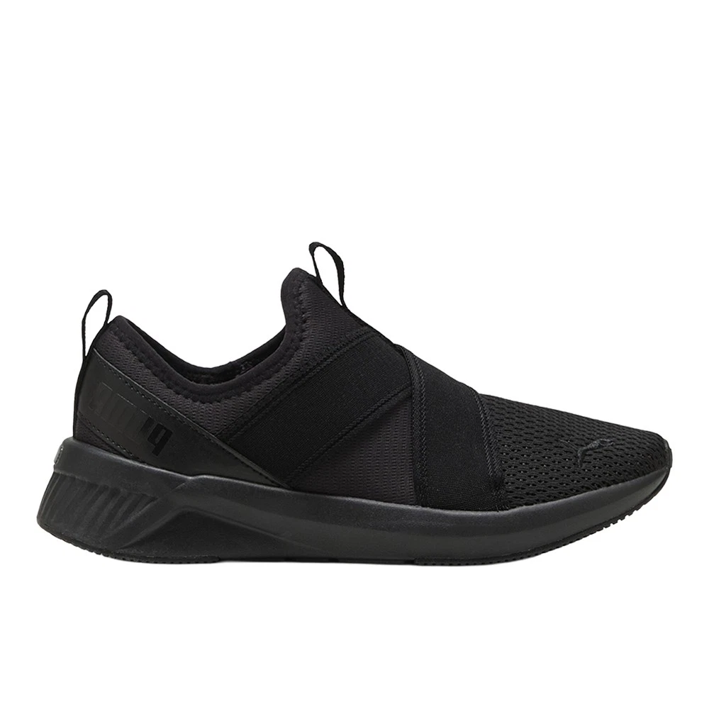 PUMA Softride Harli Wide Slip On Womens Black Sneakers Casual Shoes 31382401