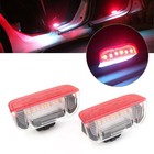 White Red LED Side Door courtesy Light Lamp For VW Golf EOS Jetta Passat