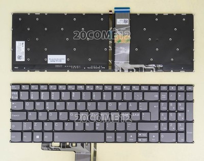 New for Lenovo V15 G2-ALC V15 G2-ITL 82KB 82ME Keyboard backlit Nordic