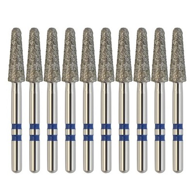 Dental Zirconia Diamond Burs FG Round End Taper Medium High Speed Z856/025M