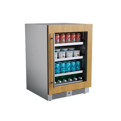 Landmark L3124UI1BGRH 24"W 154 Can Capacity Beverage Cooler - Panel Ready - Picture 9 of 12