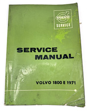 Volvo Service Oem Factory Service Shop Repair Manual For Volvo 1800 E 1971 Volvo Service Oem Factory Service Shop Repair Manual For Volvo 1800 E 1971