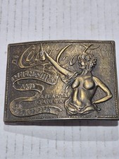 Vintage Coca Cola Belt Buckle - by Tiffany Foundry