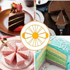 Round Cake Cutter and Mousse Divider for Cheesecake and Soft Texture Desserts