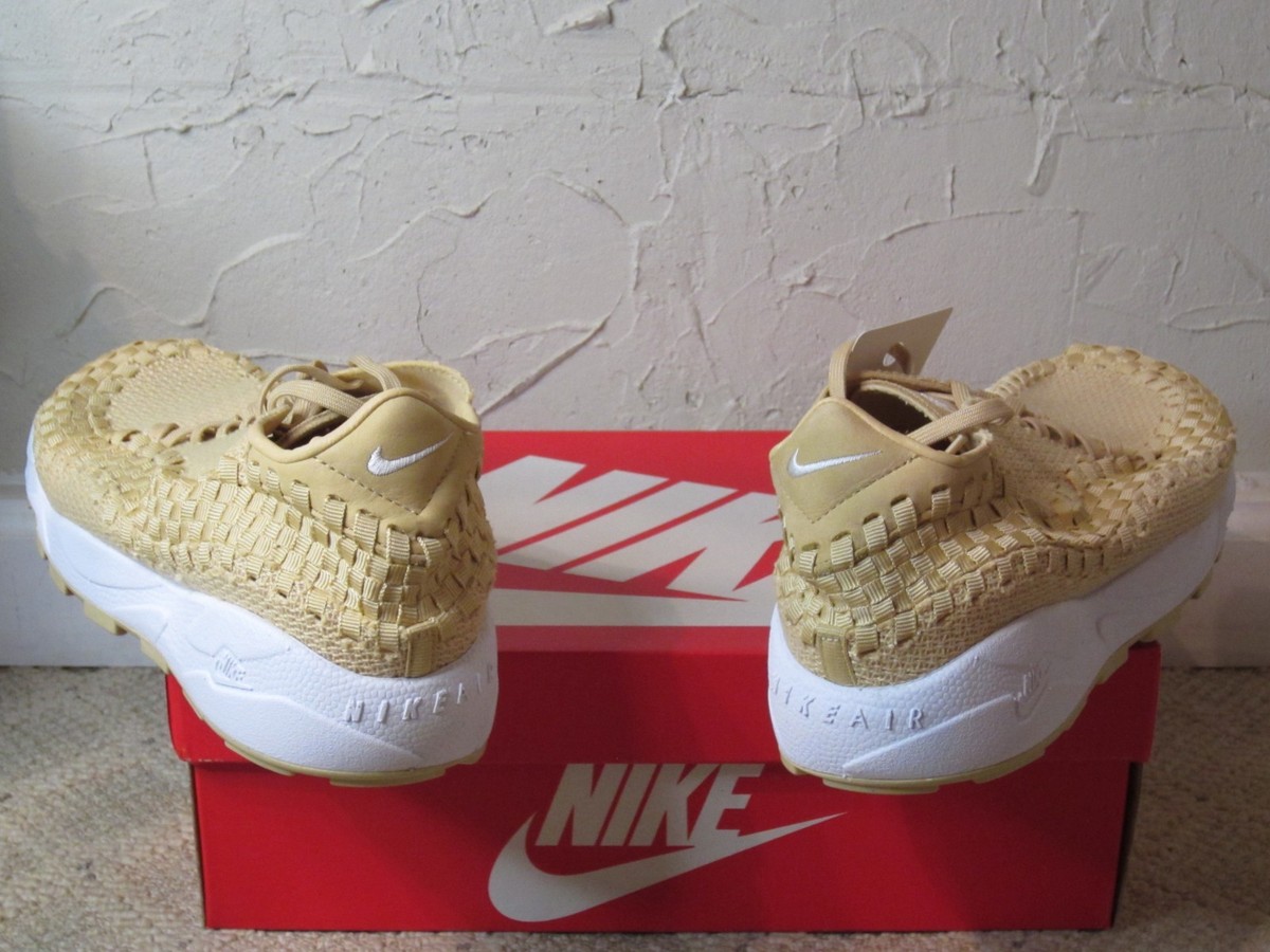 Nike Air Footscape Woven Sesame Phantom White Womens 11.5/Mens 10