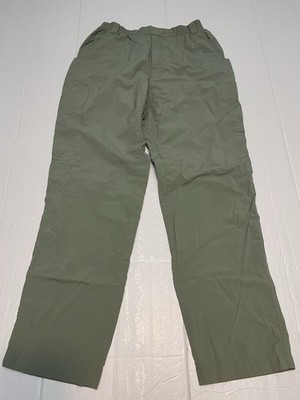 Decathlon Energy + Outdoor Track Active Black Pants Joggers Size XL green color