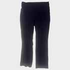 Liz Claiborne Weekend Secretly Slender Large Black Pants Rayon Nylon Spandex