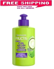 Garnier Fructis Curl Nourishing Leave in Treatment, Glycerin Coconut Oil, Frizzy