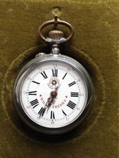 Antico Raro Orologio Roskopf Wile Fréres Da Tasca - Funzionante - Cassa Argento 