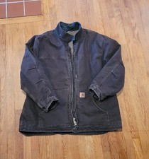Carhartt Jacket Mens 3XL Coat Sherpa Lined Dark Brown