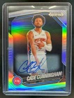 2024-25 Prizm Black Cade Cunningham Auto Silver Prizms #8 Pistons