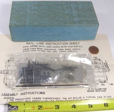 Rail Line Model RR HOn3 D&RGW Idler Flat Kit #131 6700 Series   C8T