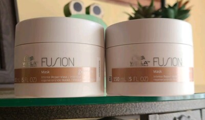 new Wella Fusion large 5 oz mask x 2 silksteel intense repair Hair Moisture