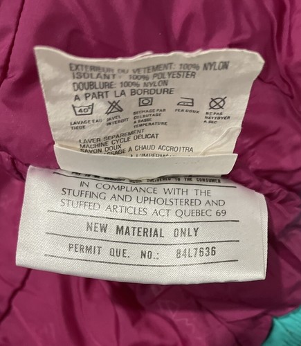 Chaqueta cortavientos vintage retro Patagonia forrada de nailon para esquí talla 10 - Imagen 5 de 7